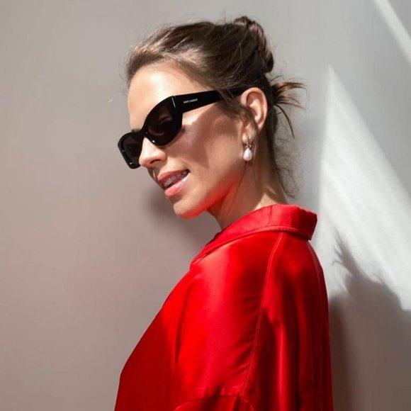 FINAL PRICE NEW SAINT LAURENT SL593 001 SUNGLASSES - Picture 1 of 12